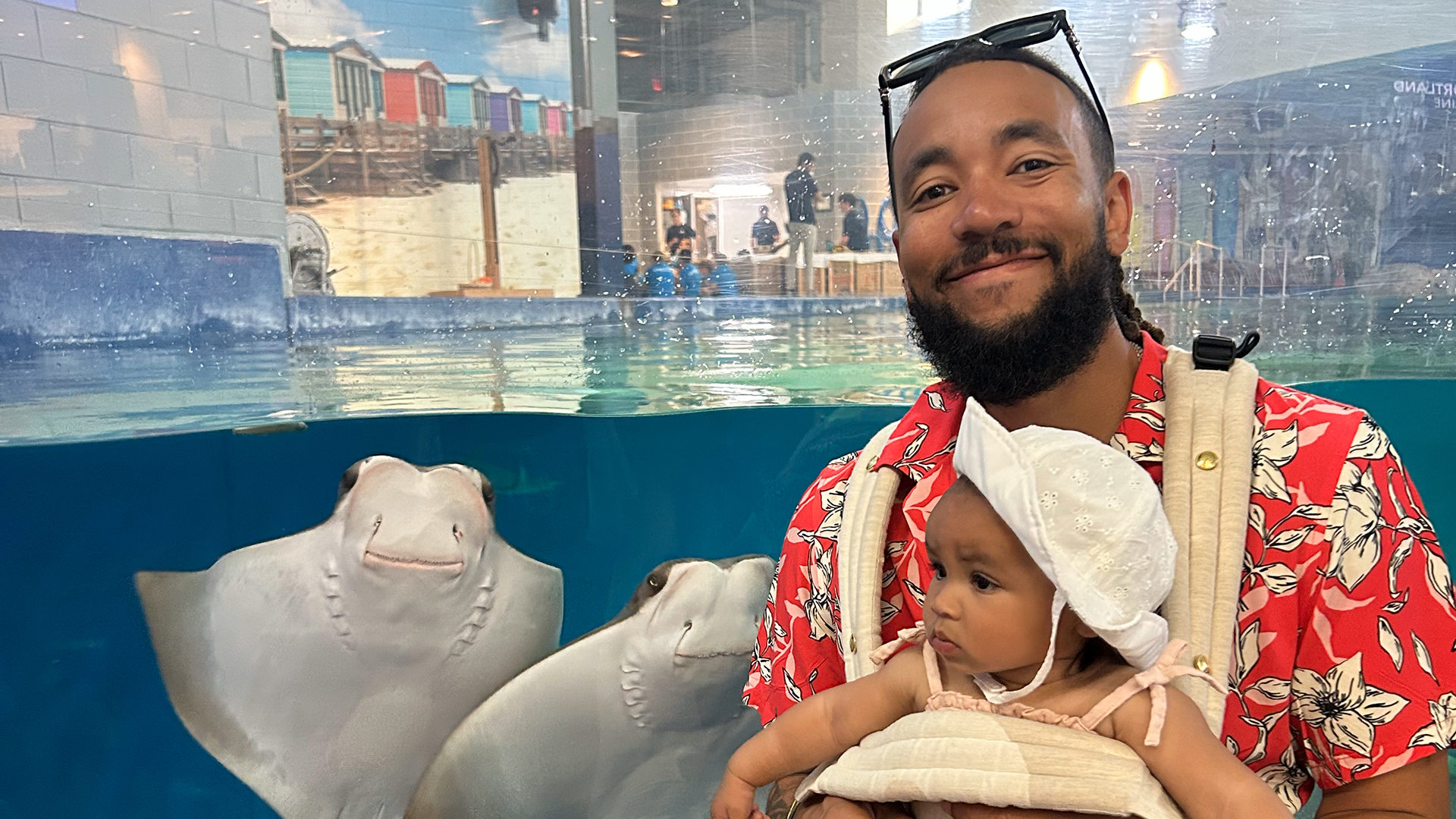 J.P. Crawford and his daughter Korra (photo courtesy of Kathy Crawford)