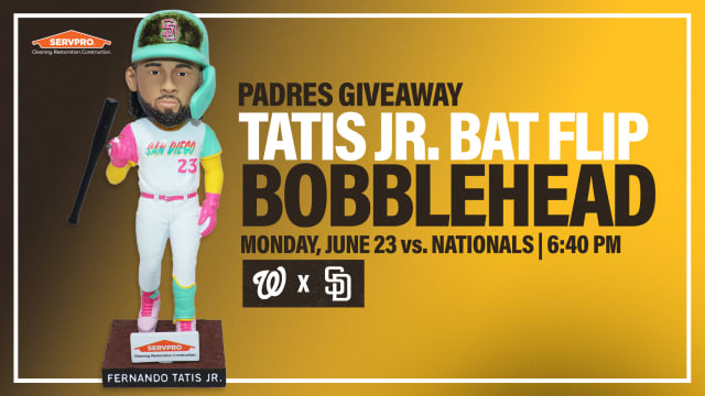 Tatis Jr. Bat Flip Bobblehead
