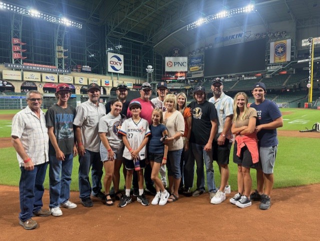 Jayden Murray and family