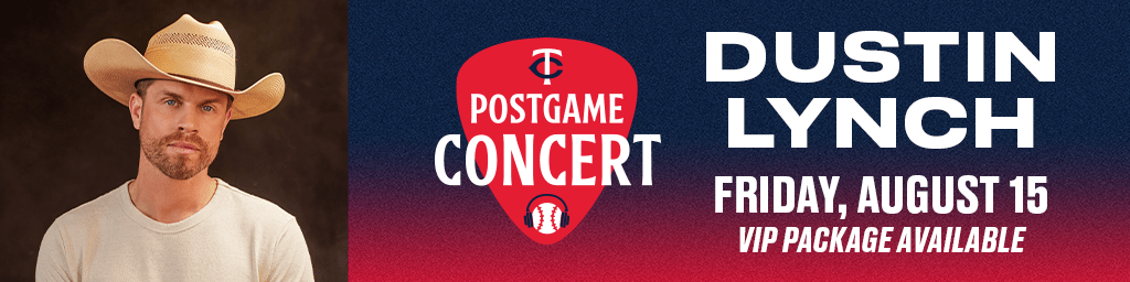 Dustin Lynch postgame concert ad