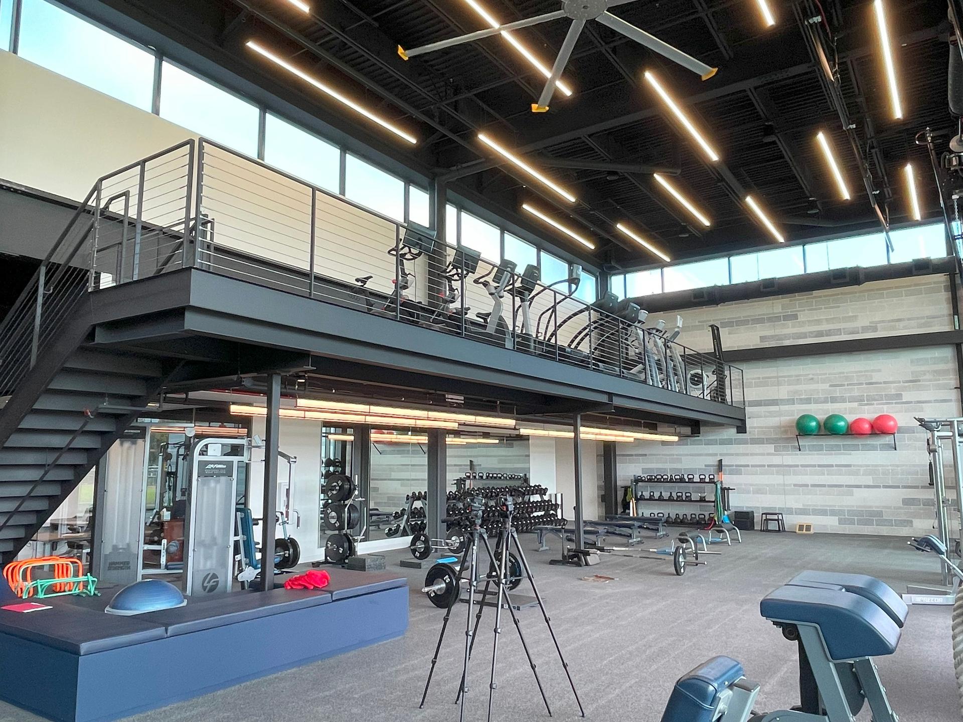 George M. Steinbrenner Field’s weight room