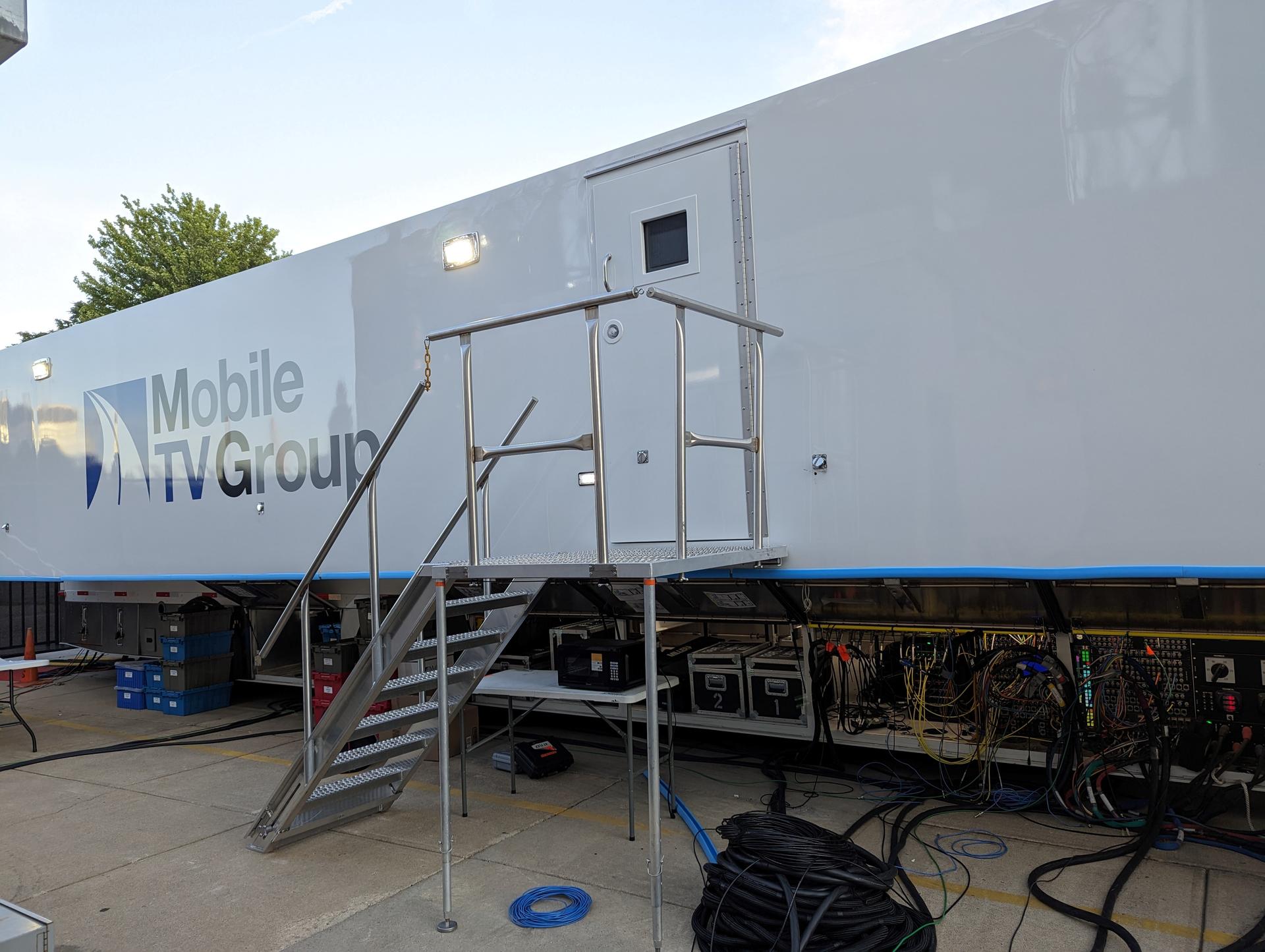 White Sox TV production truck