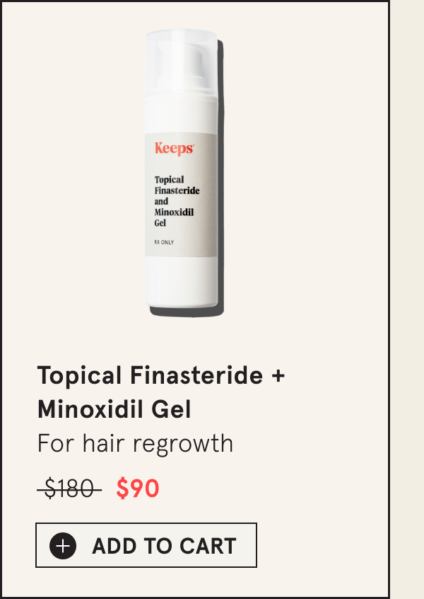 Topical Finasteride + Minoxidil Gel