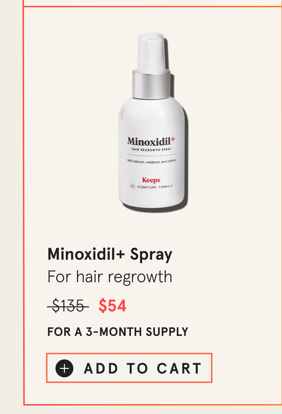 Minoxidil+ Spray Minoxidil+ Spray