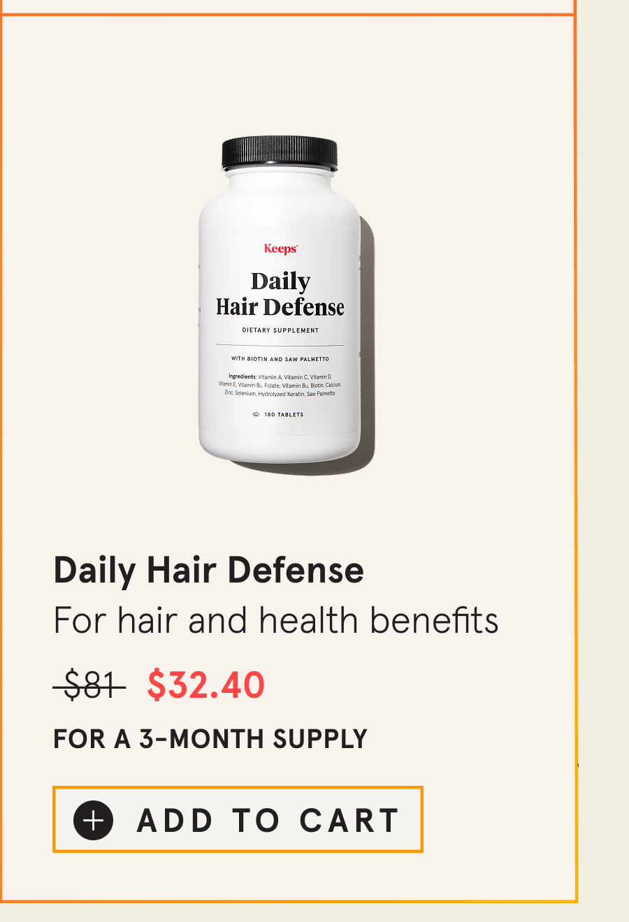 Daily Hair Defense Daily Hair Defense