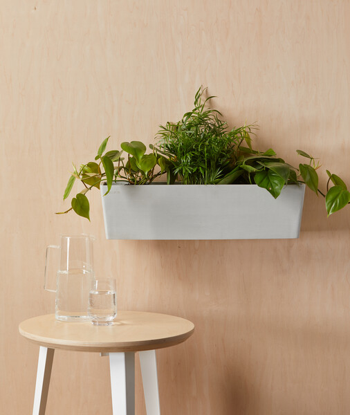 Ecopots Rectangular Wall Hanging Pot