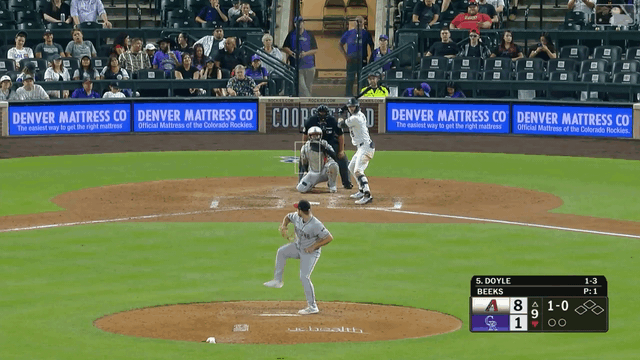 A GIF of Jalen Beeks coughing after swallowing a fly