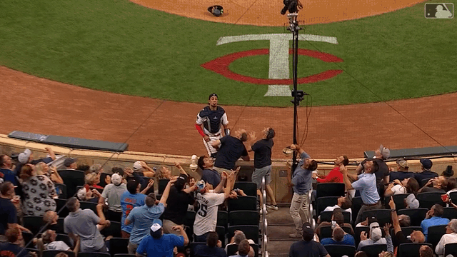 This catch required teamwork