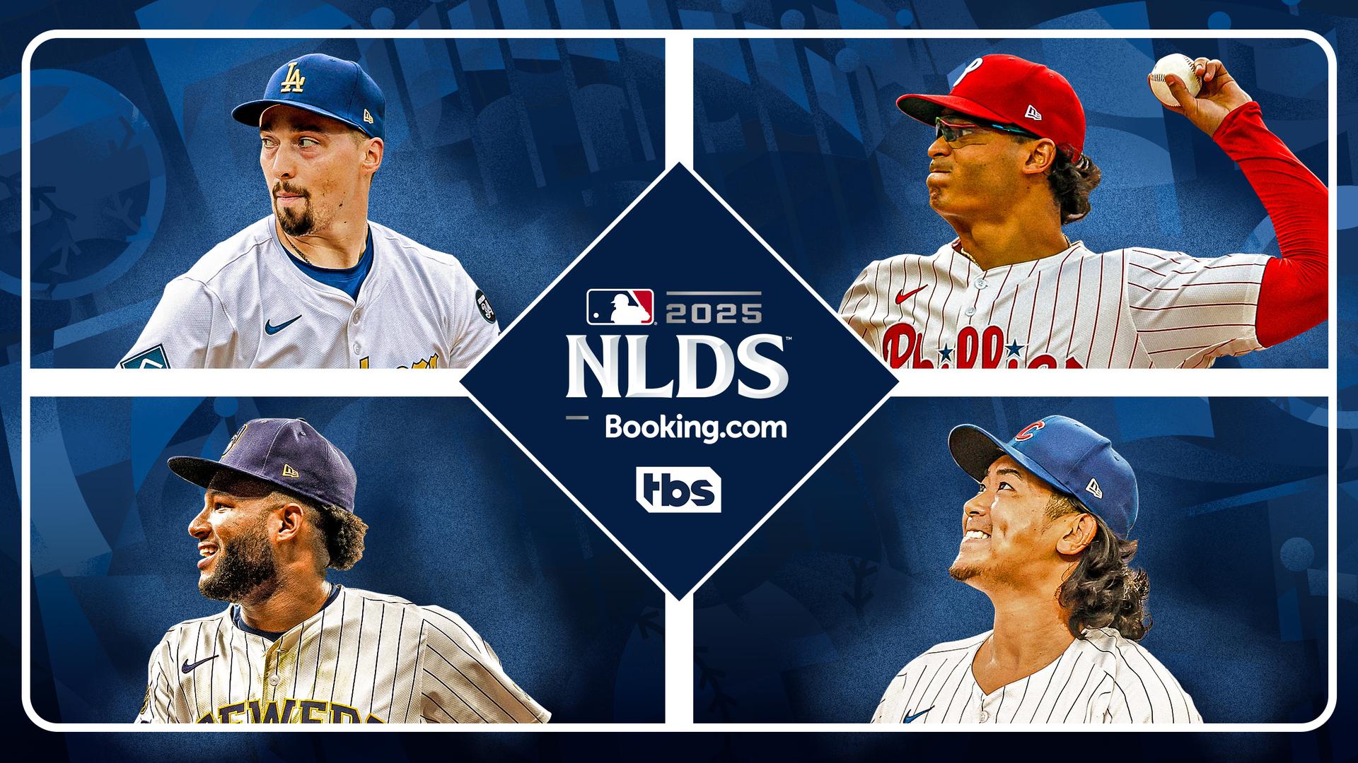 Blake Snell, Jesús Luzardo, Jackson Chourio and Shota Imanaga in NLDS