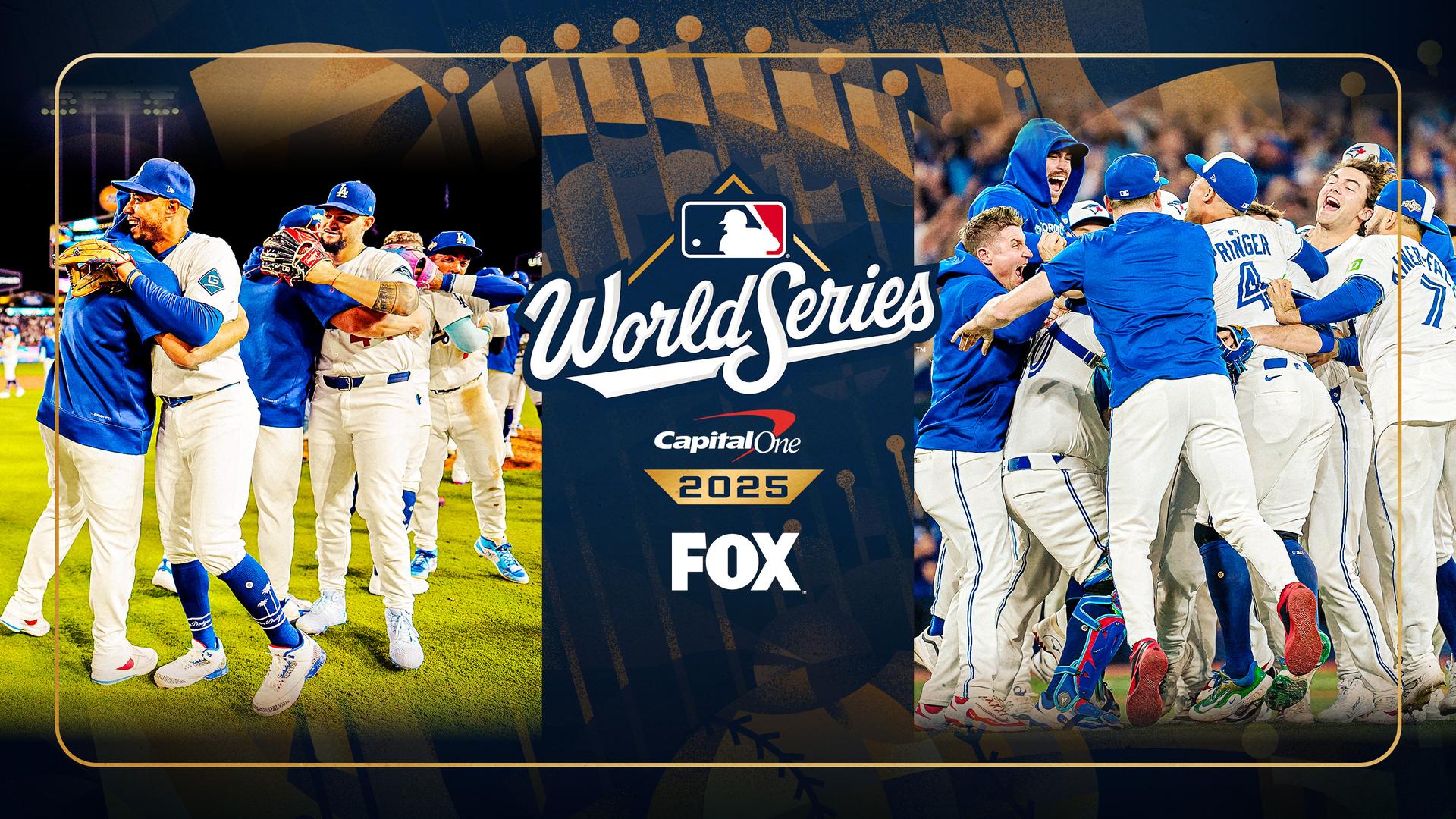 Dodgers and Blue Jays celebrate in their respective LCS