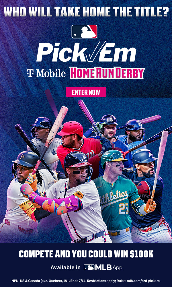 WHO WILL TAKE HOME THE TITLE? T-Mobile HOME RUN DERBY. Enter Now.
