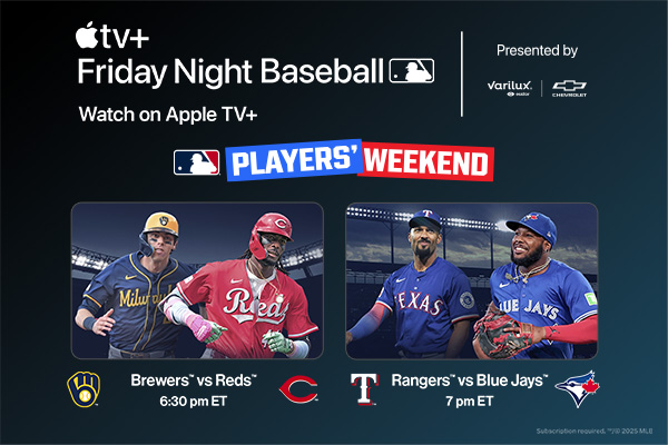 Friday Night Baseball. Watch on Apple TV+