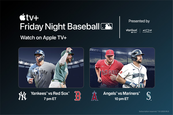 Friday Night Baseball. Watch on Apple TV+