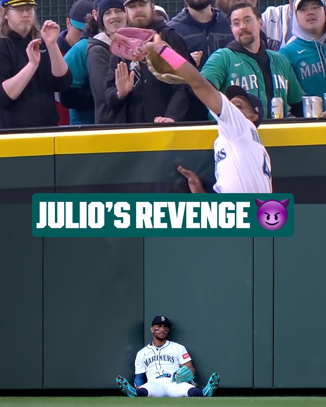 Julio Rodríguez robbed a home run after missing out on one earlier in the week