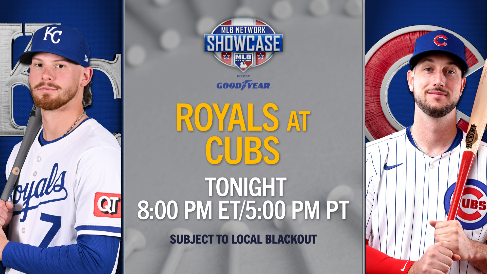 Bobby Witt Jr. and Kyle Tucker in the MLB Network Showcase image