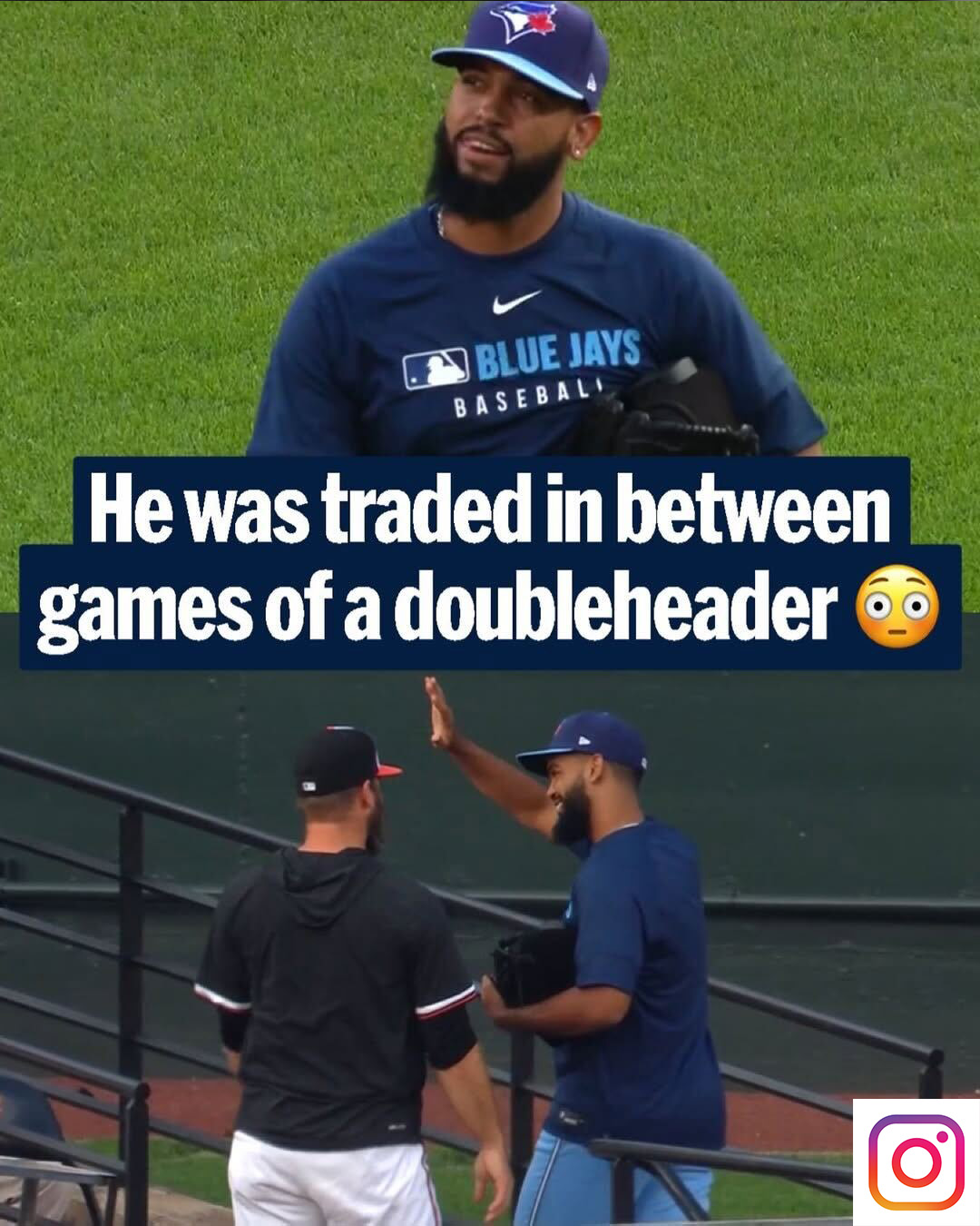 Seranthony Domínguez was traded between games of a Blue Jays-Orioles doubleheader