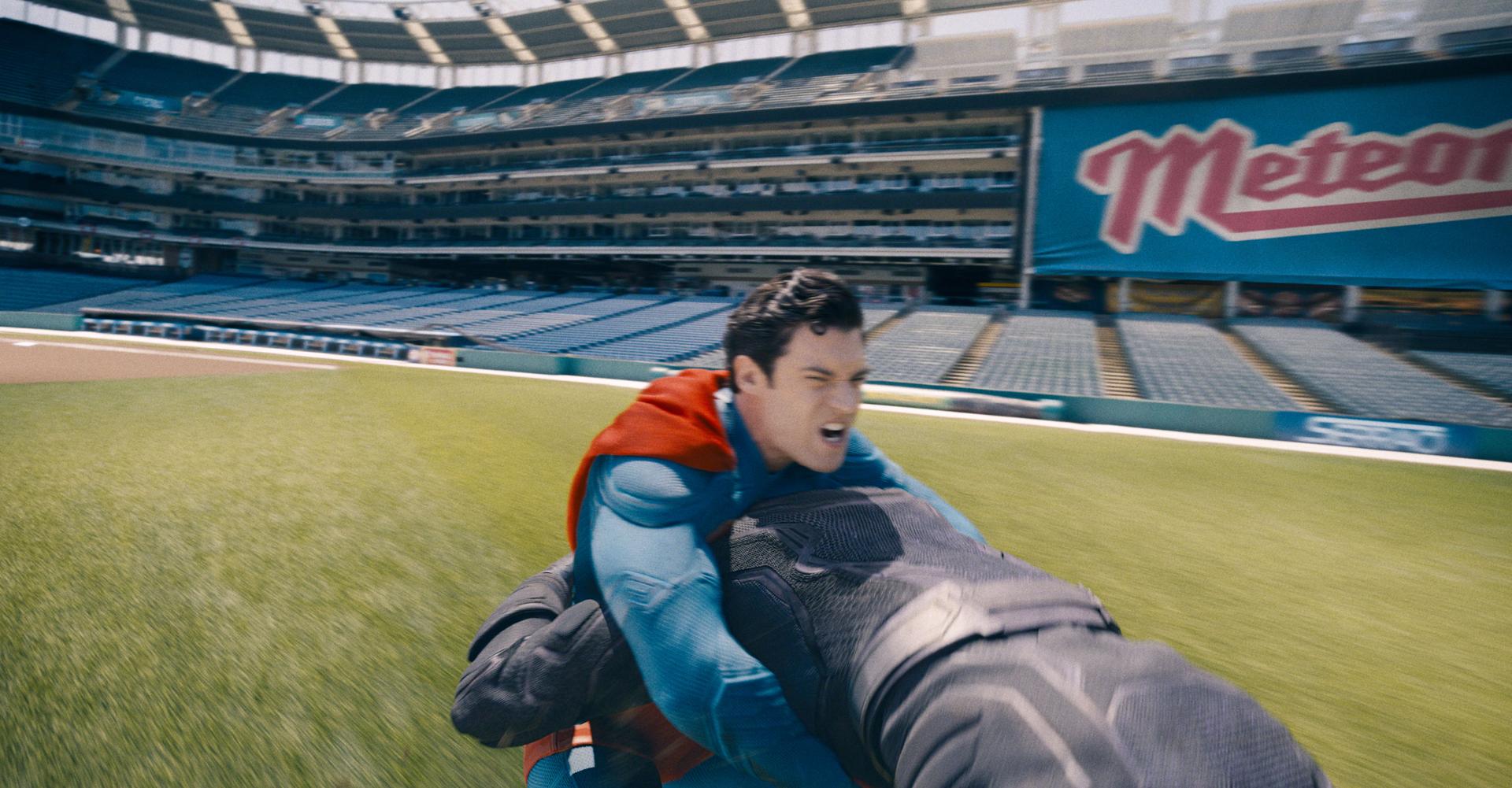 A scene from the Superman movie