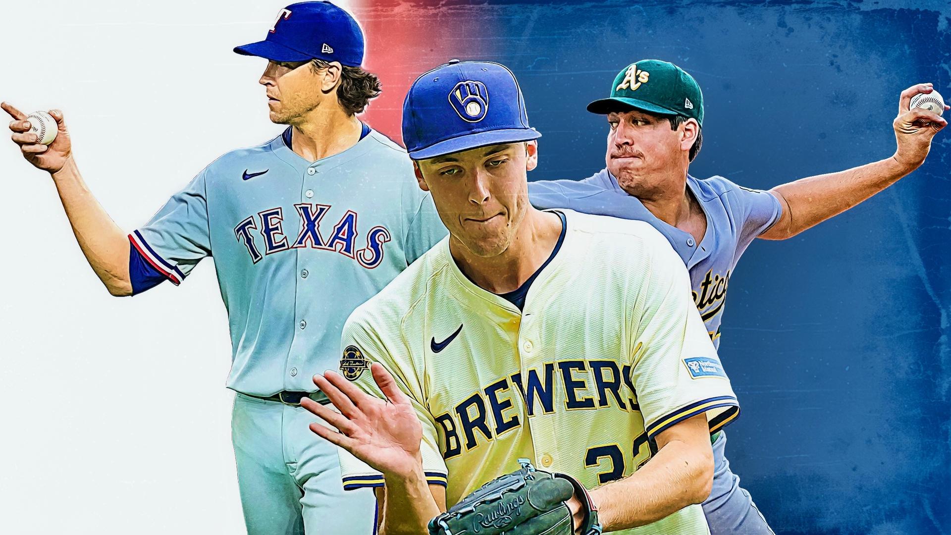 Jacob deGrom, Jacob Misiorowski and Jacob Lopez