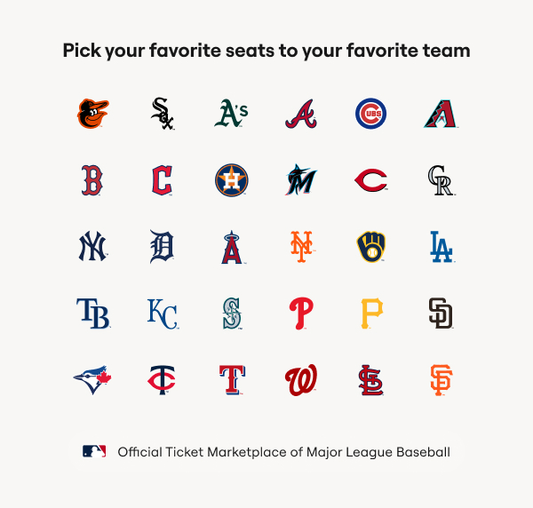 Pick your favorite seats to your favorite team