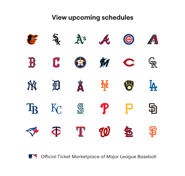 View upcoming schedules