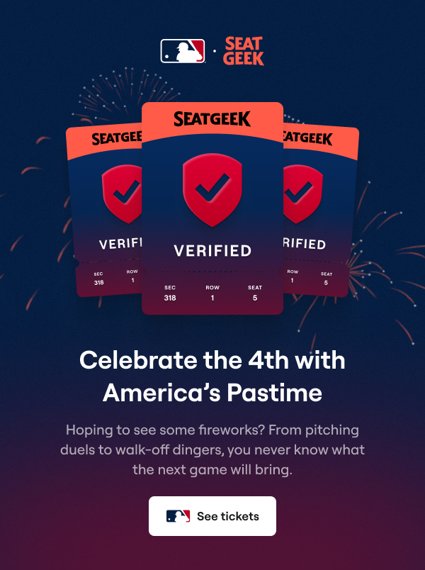 SEAT GEEK Celebrate the 4th with America's Pastime
