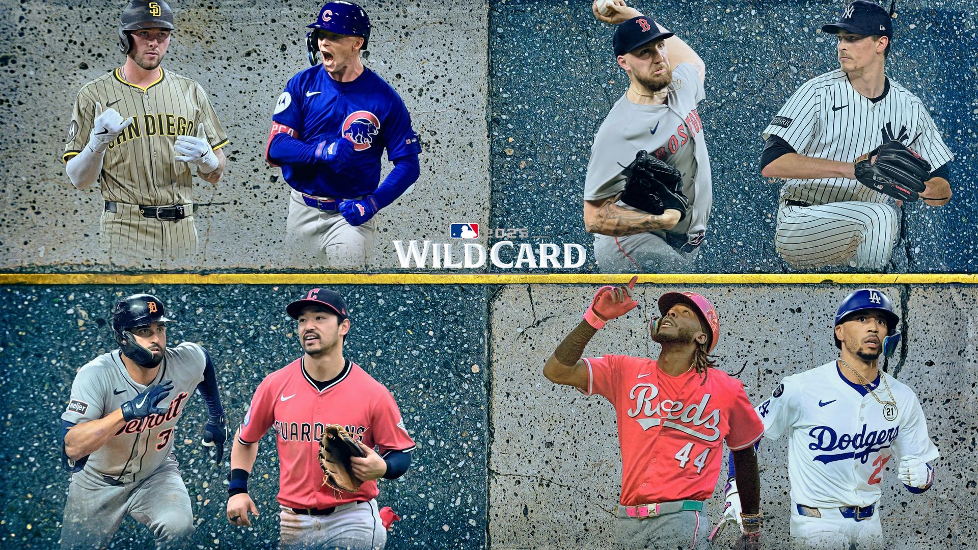 Jackson Merrill, Pete Crow-Armstrong, Garrett Crochet, Max Fried, Riley Greene, Steven Kwan, Elly De La Cruz and Mookie Betts