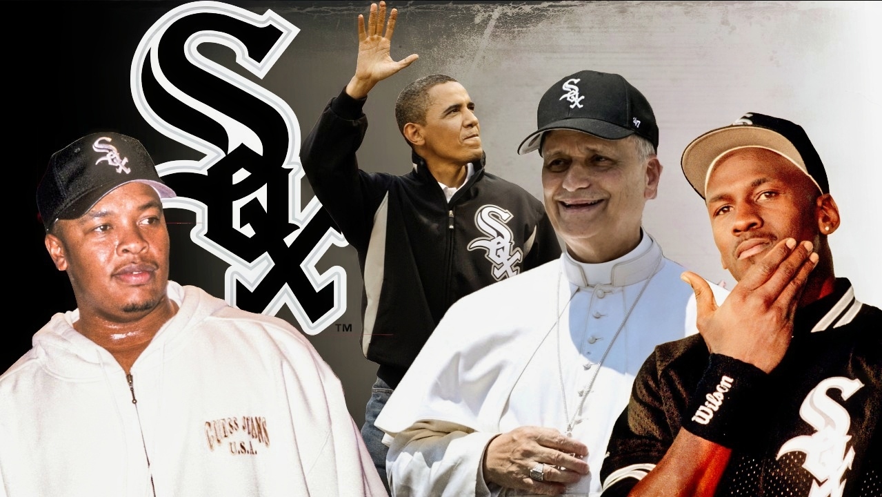 Pope Leo XIV wears a White Sox cap