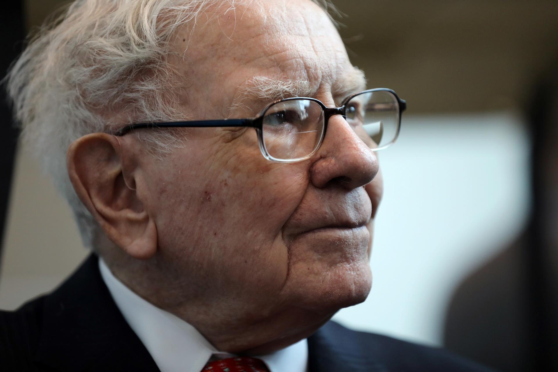 Berkshire Hathaway Chairman Warren Buffett seen at the annual Berkshire shareholder shopping day in Omaha, Nebraska, U.S., May 3, 2019. 