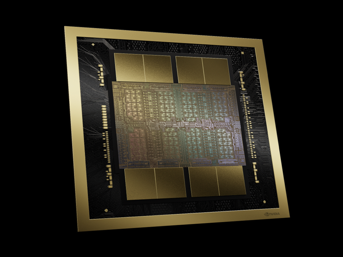 Image of Nvidia semiconductor chip