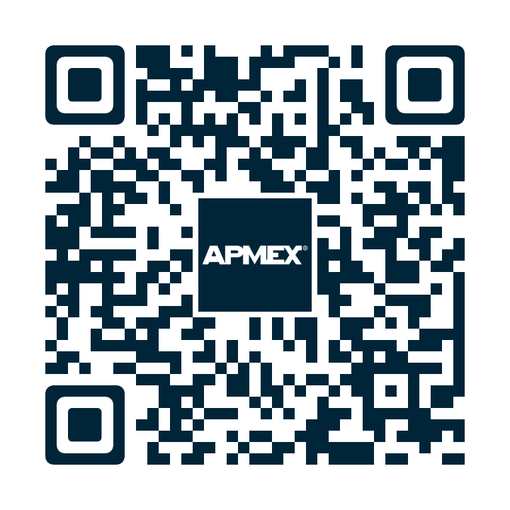 Scan code above to access deal within the APMEX app.