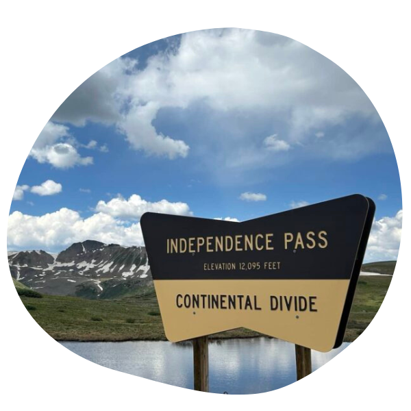 Sign in the mountains