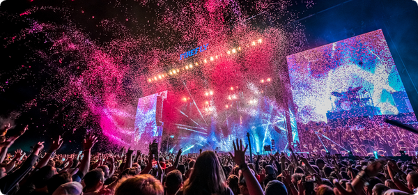 Concert with lights