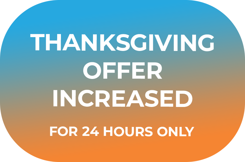 Thanksgiving flash sale