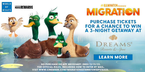 MIGRATION - PURCHASE TICKETS FOR A CHANCE TO WIN A 3 NIGHT GATEWAY AT DREAMS RESORT & SPA | LEARN MORE