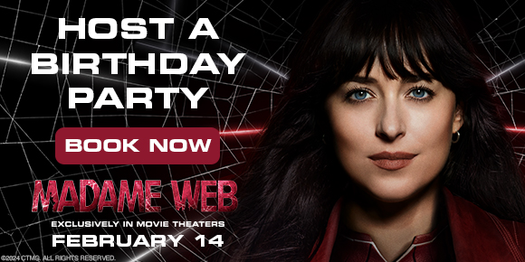 MADAME WEB - HOST A BIRTHDAY PARTY | BOOK NOW