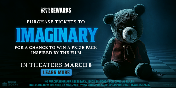 PURCHASE TICKETS TO IMAGINARY FOR A CHANCE TO WIN A PRIZE PACK INSPIRED BY THE FILM - IN THEATERS MARCH 8 | LEARN MORE
