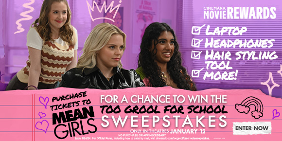 PURCHASE TICKETS TO MEAN GIRLS FOR A CHANCE TO WIN THE TOO GROOL FOR SCHOOL SWEEPSTAKES - LAPTOP, HEADPHONES, HAIR STYLING TOOL, MORE! | ENTER NOW
