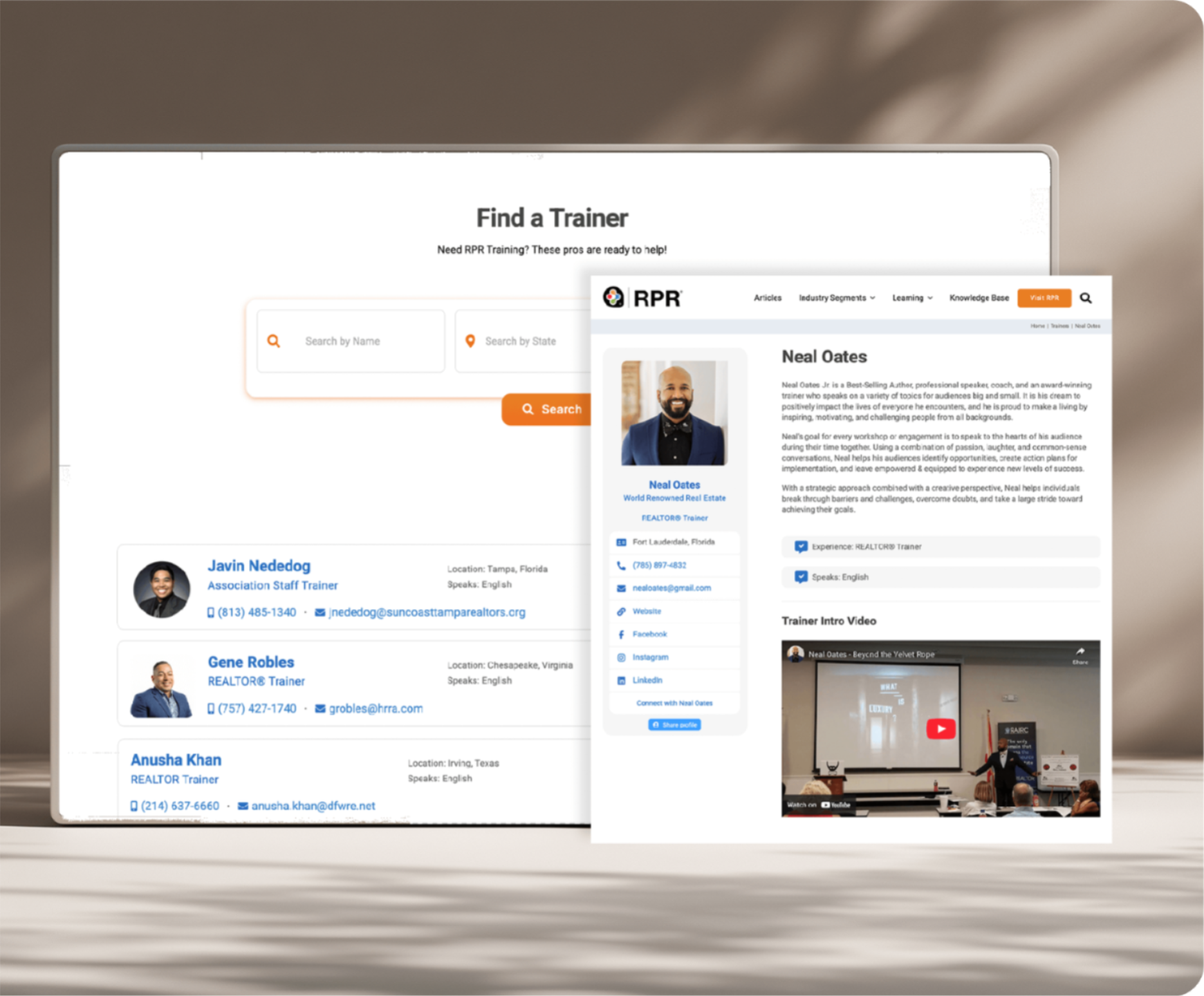 RPR Certified Trainer Directory