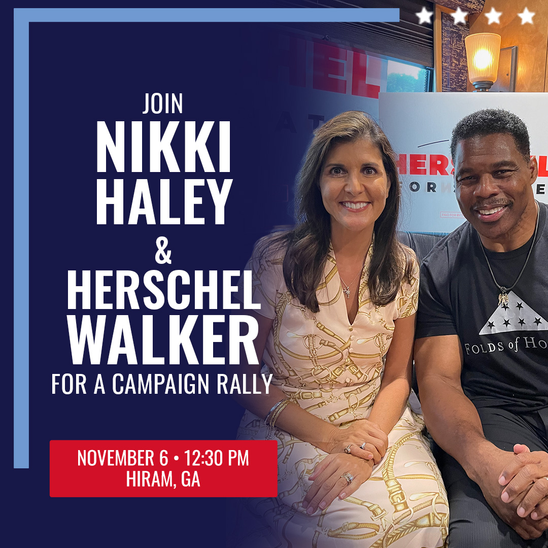 Rally with Herschel Walker