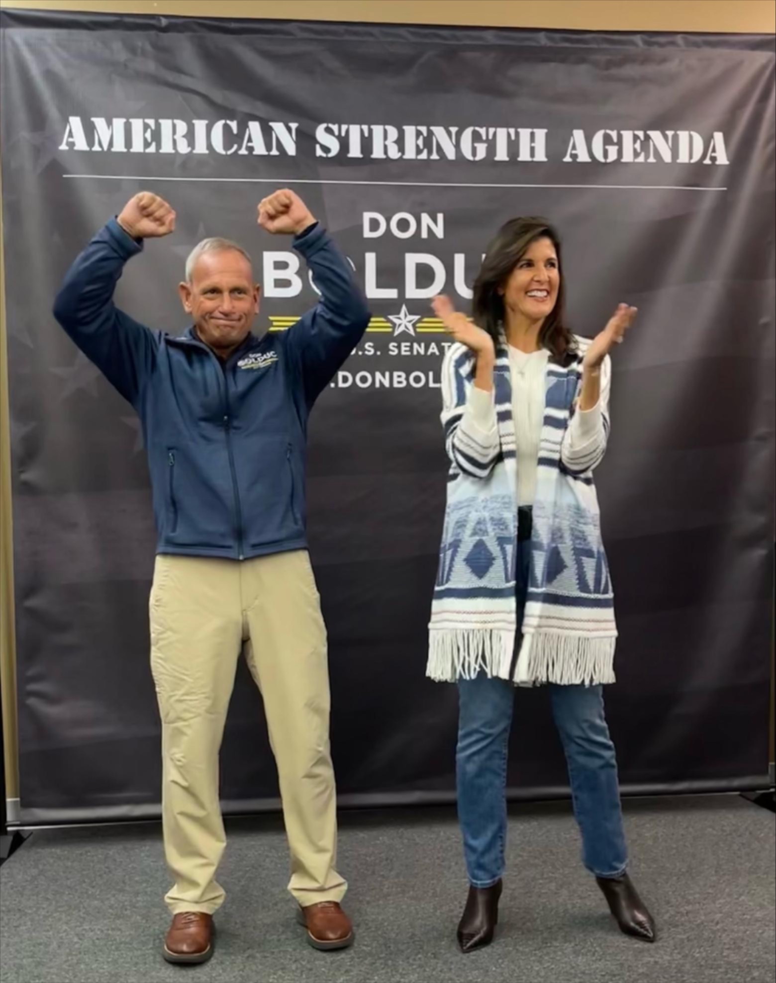 Nikki Haley with Gen. Don Bolduc