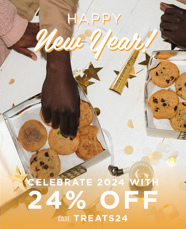 Get ready for 2024 with 24 off Tiff's Treats! Tiff's Treats