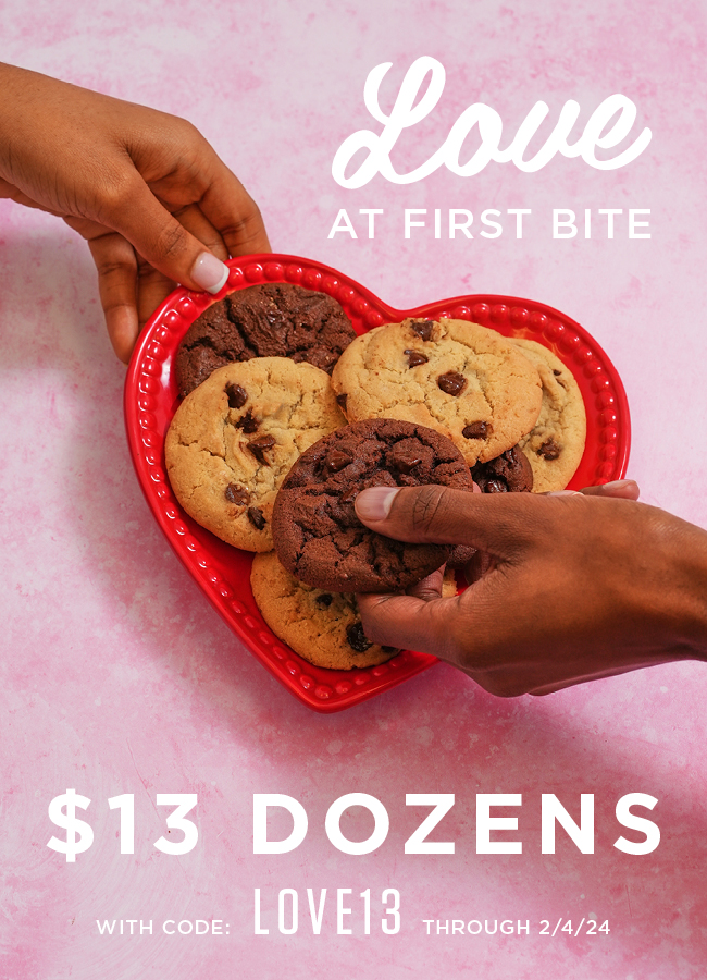 Love is in the air and so is the sweet scent of freshly baked cookies