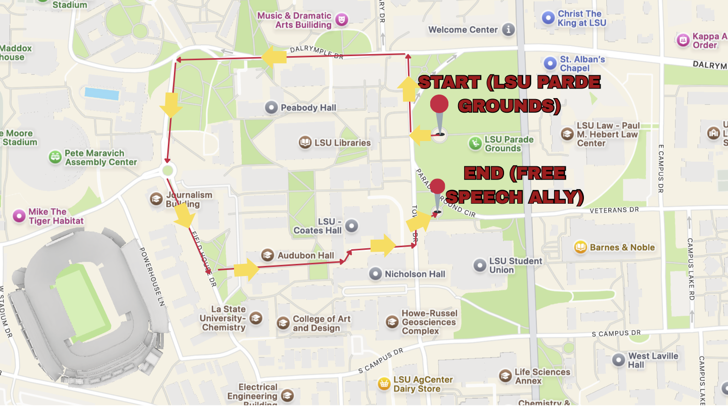 Map of Route