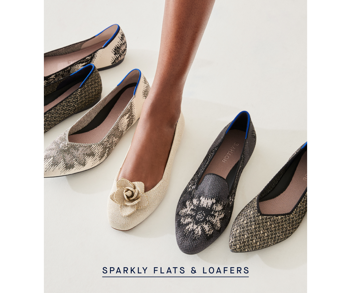 SPARKLY FLATS & LOAFERS