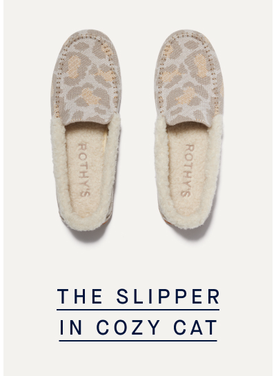 THE SLIPPER IN COZY CAT