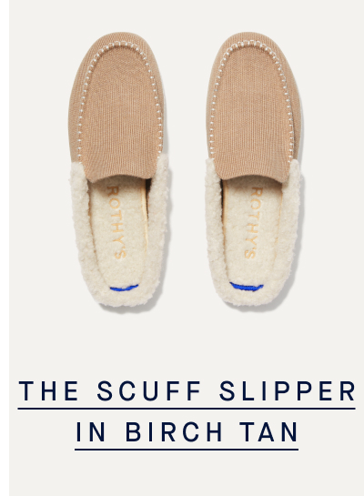 THE SCUFF SLIPPER IN BIRCH TAN