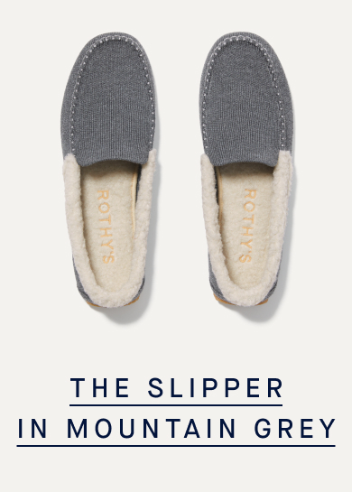 THE SLIPPER IN MOUNTAIN GREY