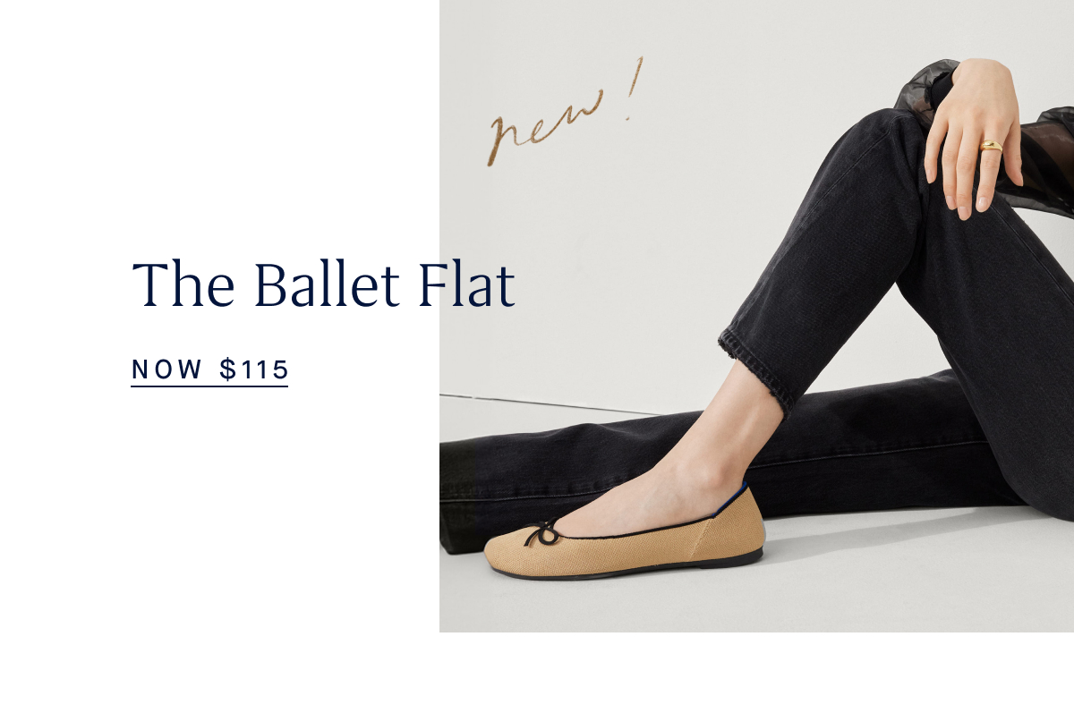 New! THE BALLET FLAT - NOW $115