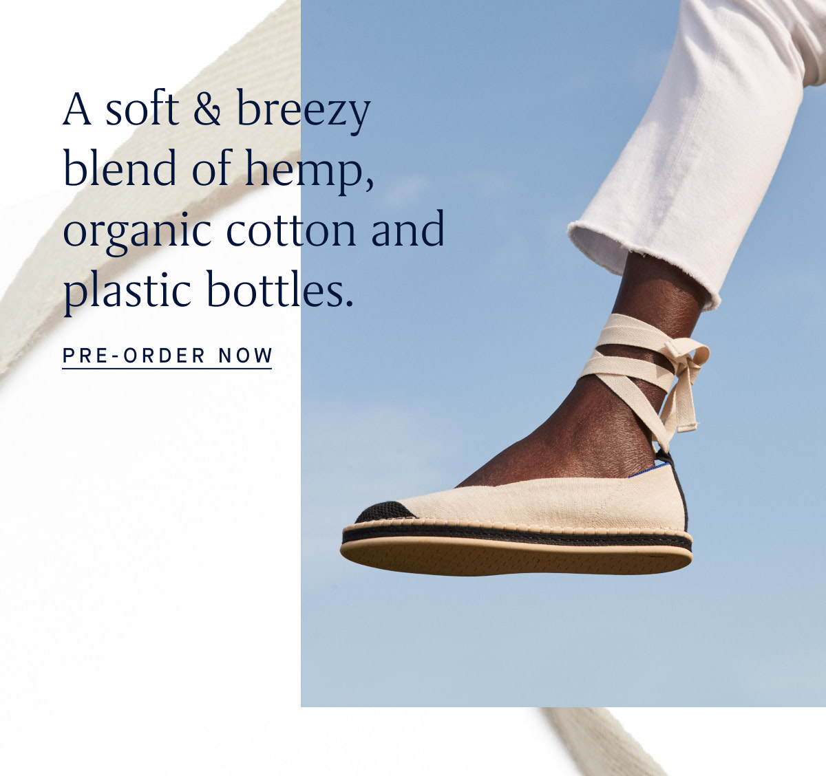 A soft & breezy blend of hemp, organic cotton and plastic bottles. PRE-ORDER NOW