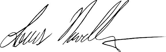 Louis Navelliers signature